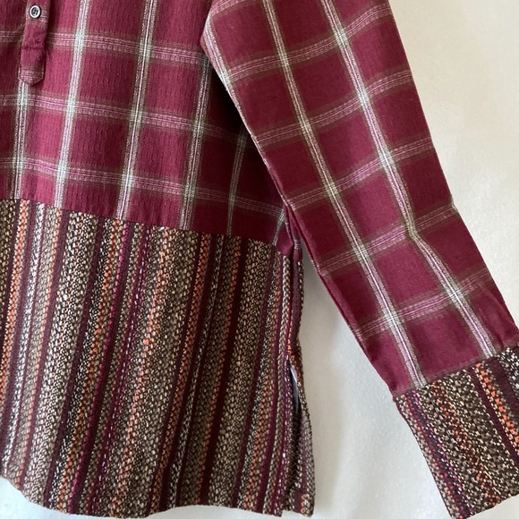 Oddy Size M Button Pullover Long Sleeve Hoodie - Picture 7 of 16